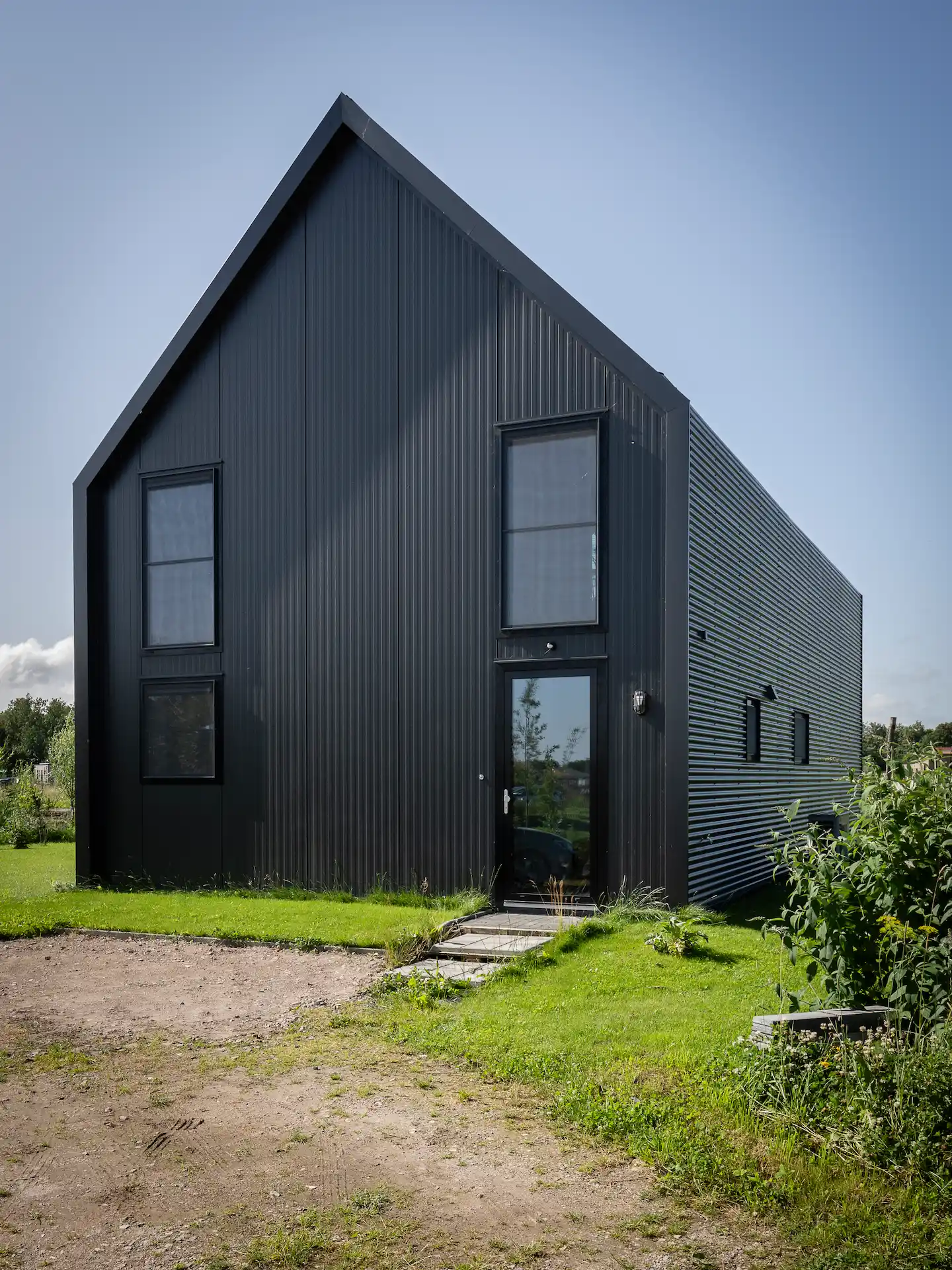 Lofthome Oosterwold kopgevel entreezijde